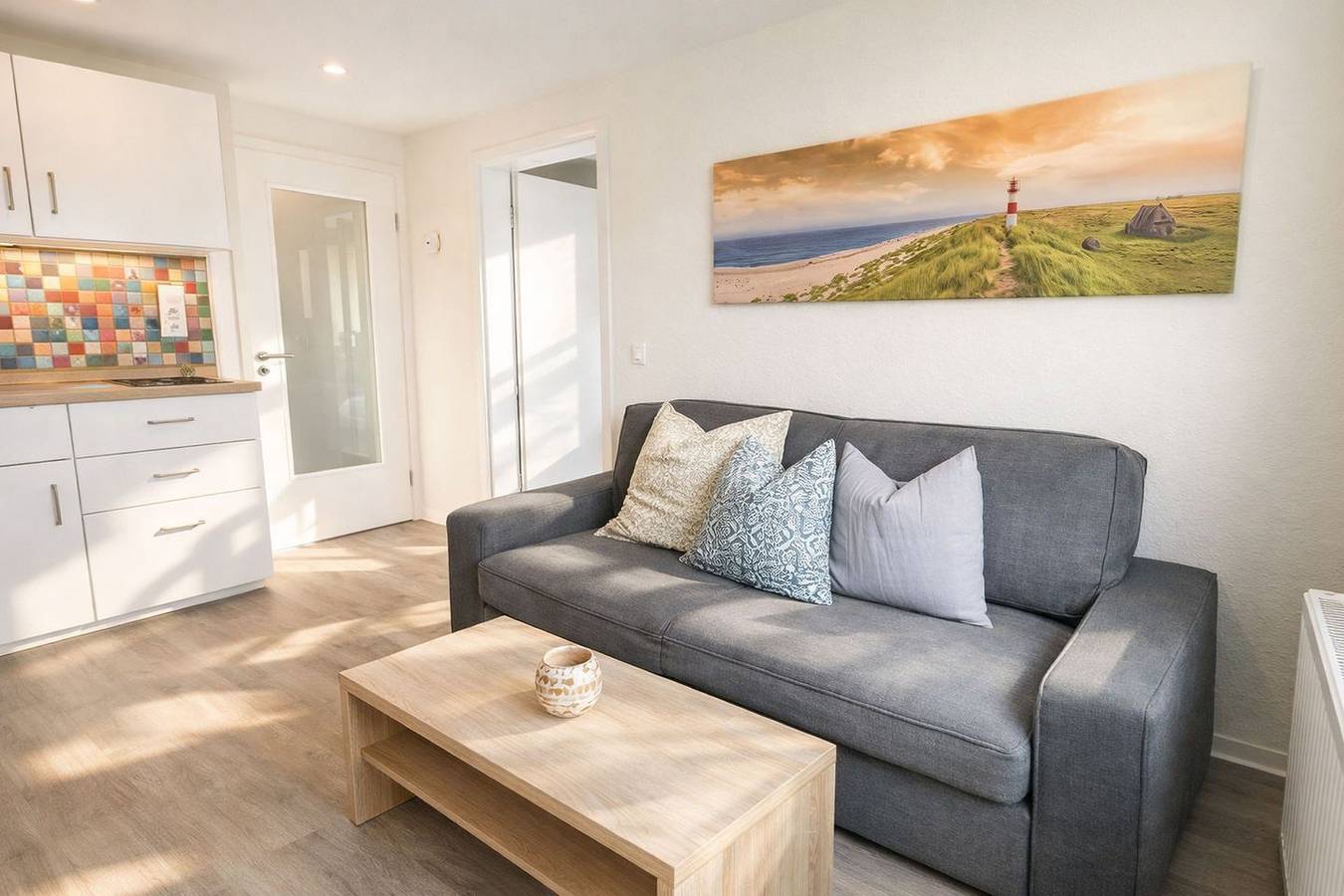 Ganze Wohnung, Ferienwohnung Baltrum in Schillig: strandnah, Wlan & Parkplatz, Haustiere ok in Schillig, Wangerland