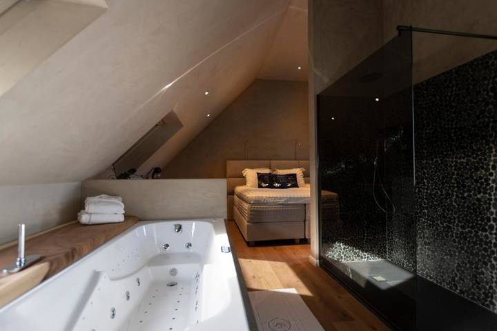 Maison d’hôte pour 2 personnes, avec Balcon et Jacuzzi ainsi que Terrasse et Jardin à Bruges