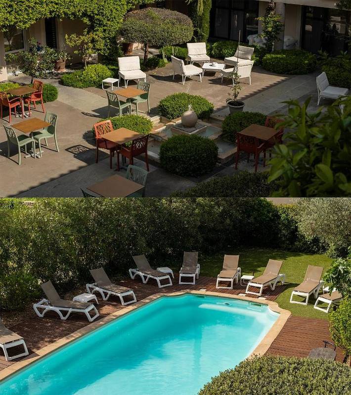 Hôtel pour 2 personnes, avec jardin et piscine, animaux acceptés