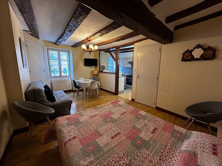 Ganzes Studio, Charmantes T2 im Zentrum von La Roche-Posay mit Wifi und kostenlosem Parkplatz in La Roche-Posay, Vienne
