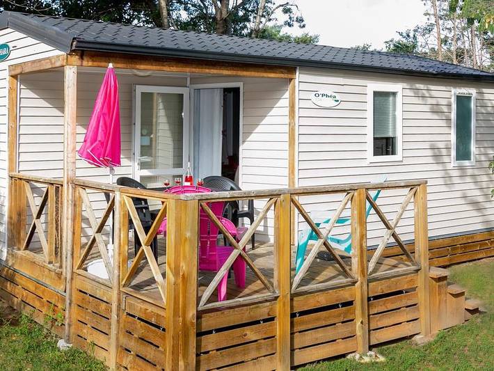 Camping La Garenne - Mobilhome 4 personnes - Mh2 Confort 27 m² + clim, avec sanitaires in Néfiach, Côte méditerranéenne (France)