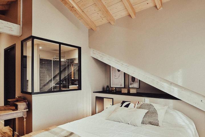 Gîte pour 2 personnes, avec jardin et vue à Bardos - 3