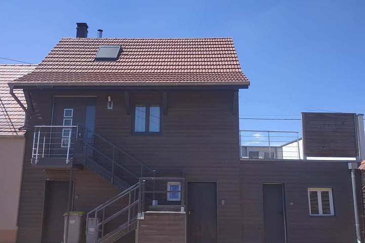Gîte pour 4 personnes, avec Terrasse et Jardin dans Diebolsheim