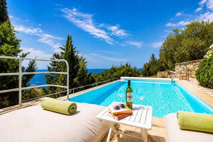 Villa für 2 Personen mit Garten in Vlachopoulatika, Paxos