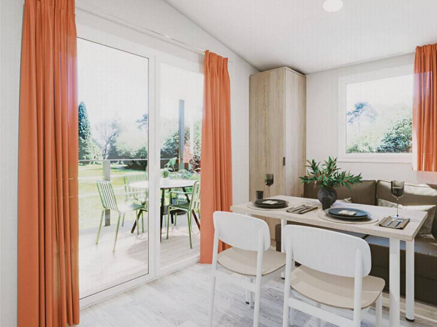 Camping Portes d'Ariège - Mobilhome 4 personnes - bora bora in Pamiers, Ariège