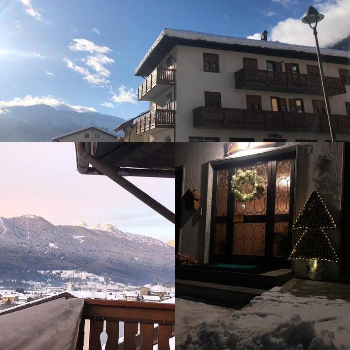 Apartament wakacyjny dla 9 osób, z widok i ogród w Malè