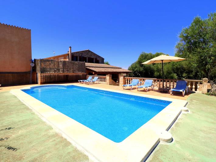 Finca für 7 Personen, mit Garten und Terrasse sowie Pool, mit Haustier in Campos - 4