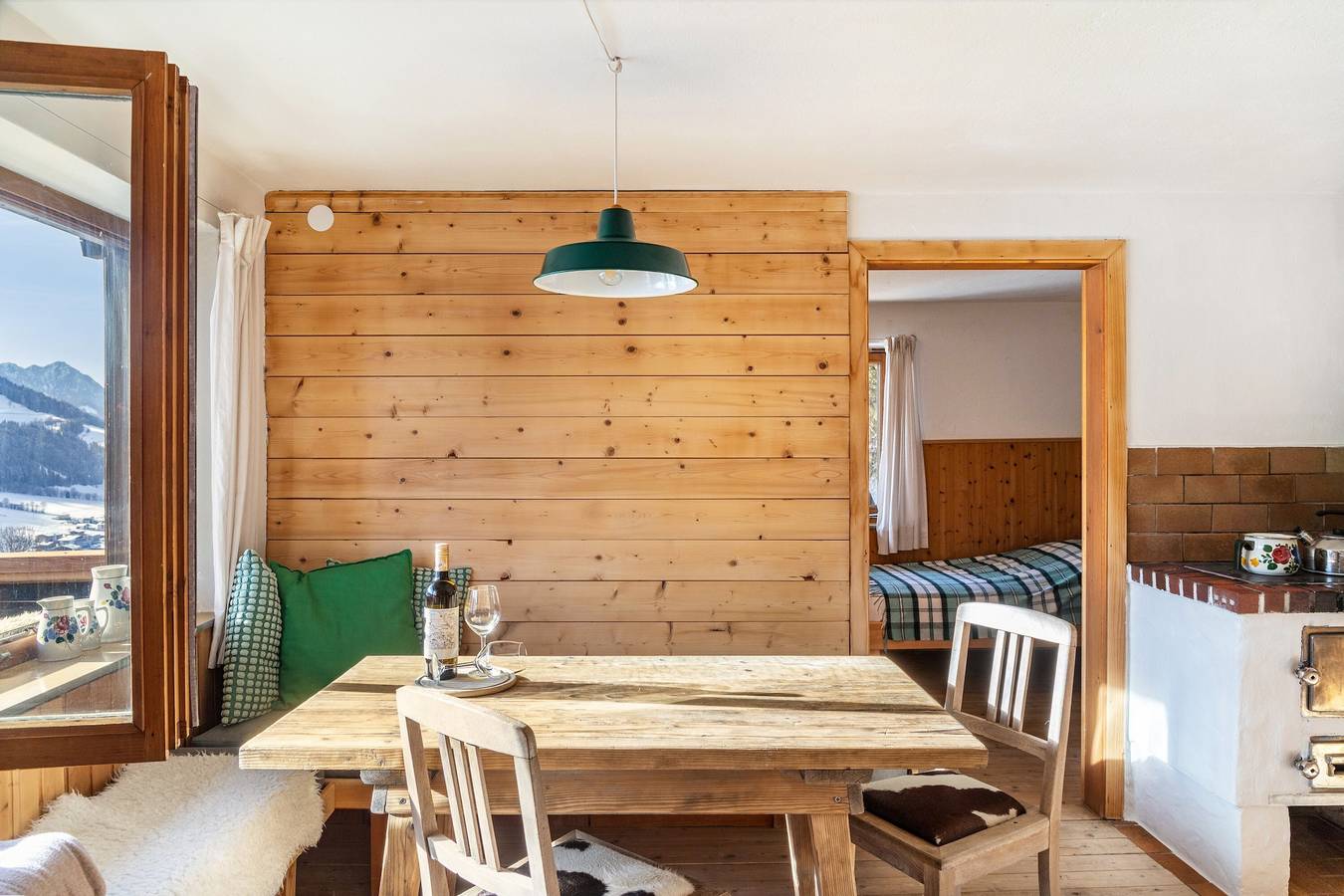 Hütte 'Sonnenhütte Wildschönau Obergeschoß' mit Bergblick und Balkon in Hopfgarten im Brixental, Kaisergebirge