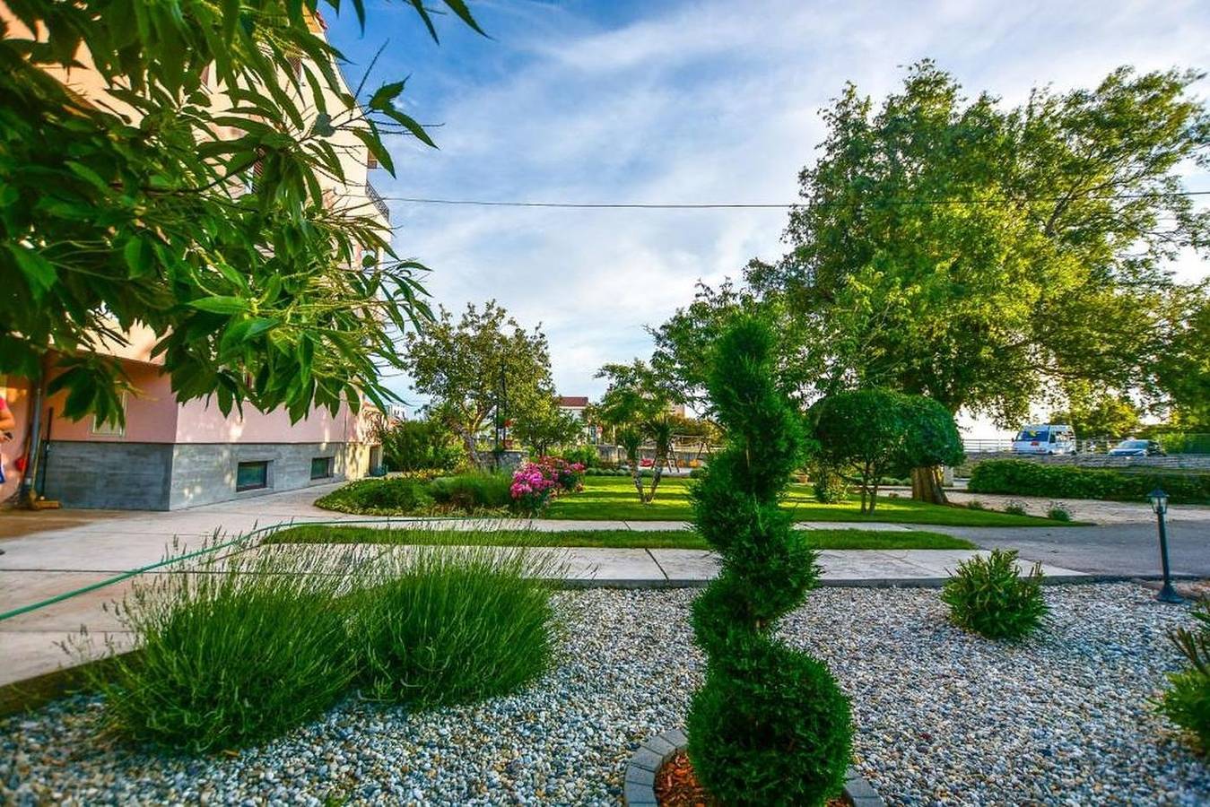 Ganze Wohnung, Ferienwohnung in Zaton (Zadar) mit Meerblick, Balkon, Klimaanlage, W-Lan (4810-1) in Nin, Zadar