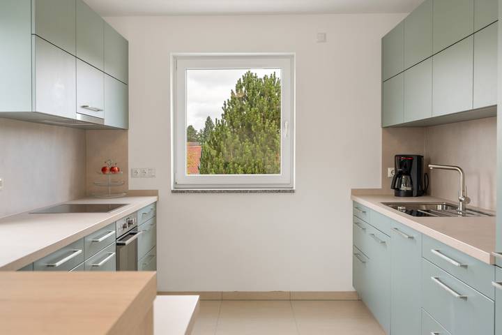 Ferienhaus Klosterblick mit privater Terrasse und Garten in Mainburg, Ostbayern