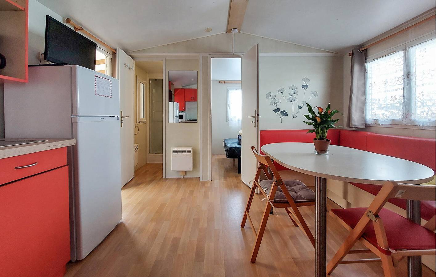 Acogedora casa móvil con piscina, WiFi y jardín | Cerca de Plage de Beaumer in Carnac, Côte des Mégalithes