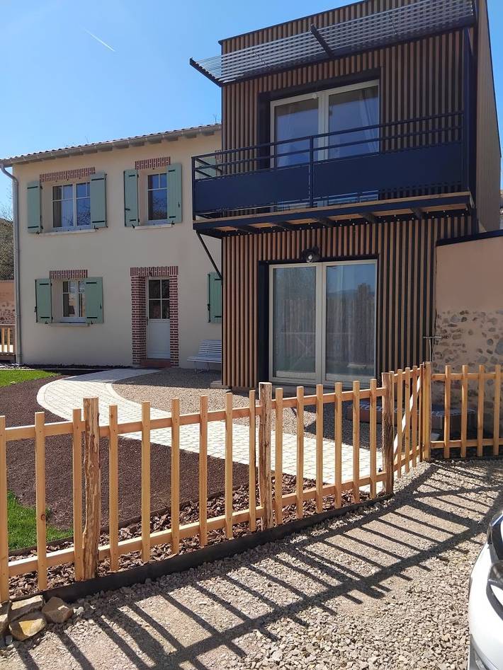 Gîte pour 8 personnes, avec jardin et balcon