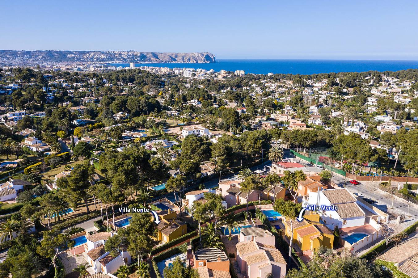 Villa für 6 Personen mit Garten in El Tossalet, Jávea