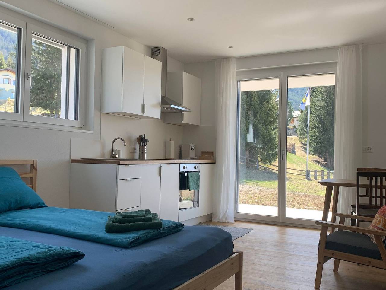 Ganze Ferienwohnung, Studio Bossihang - 1. Zimmer Studio in Vaz/Obervaz, Plessur Alpen
