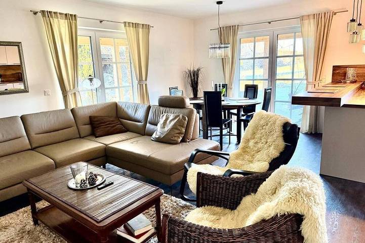 Ferienhaus für 5 Personen, mit Garten und Sauna