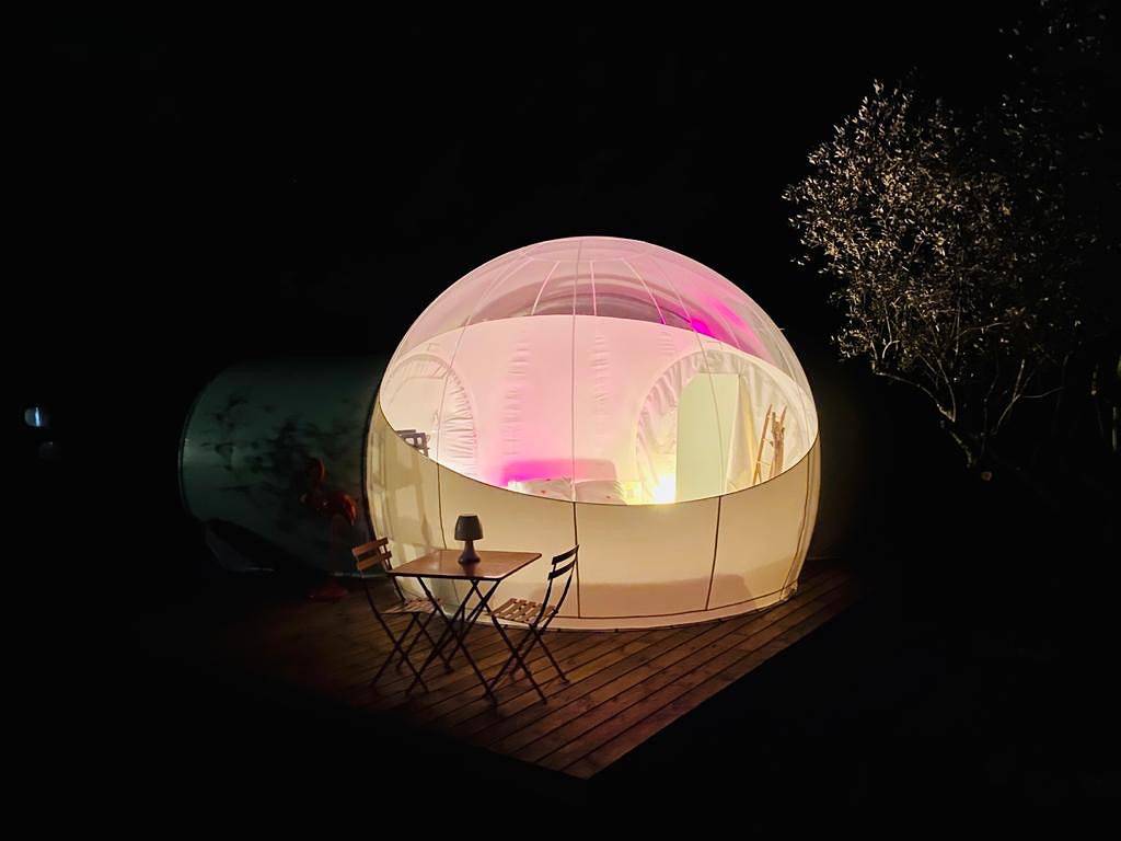 Logement insolite dans une bulle transparente in Trans-en-Provence, Région de Draguignan