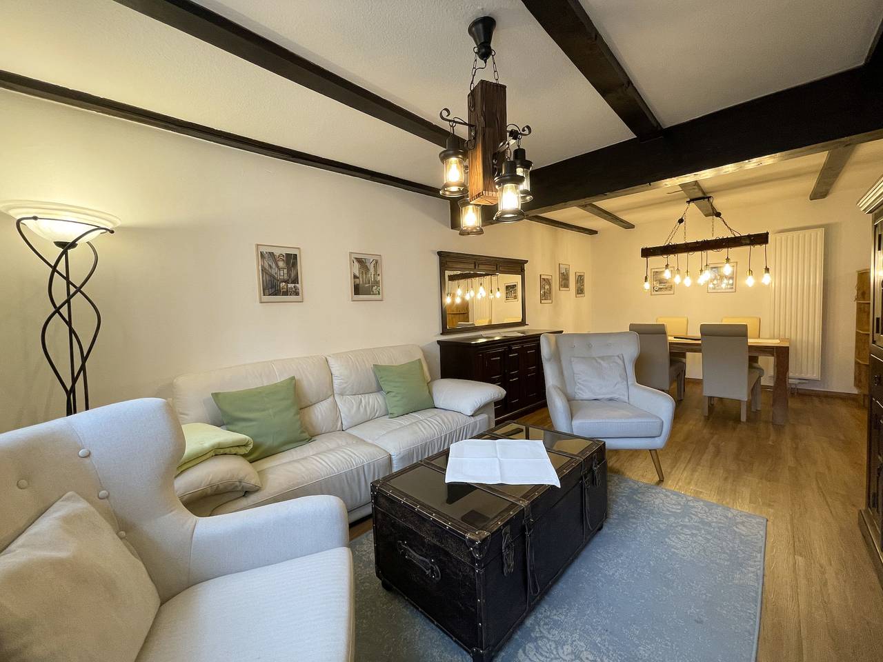 Ganze Ferienwohnung, Apartment (No12) mit zwei Schlafzimmern und Wohnküche in Quedlinburg, Harzvorland