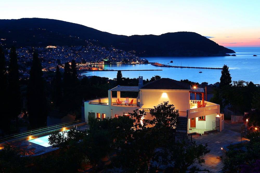 Lux. villa, tranquila, vista! en Skopelo vilage, a 10 minutos a pie de la ciudad, playa, No hay coche ne in Skopelos Ciudad, Islas Espóradas