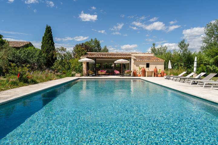 Maison de vacances pour 12 personnes, avec jardin à Saint-Rémy-de-Provence