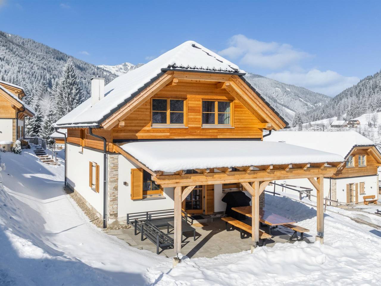Chalet mit überdachter Terrasse, Sauna, Whirlwanne in Irdning-Donnersbachtal, Tauern
