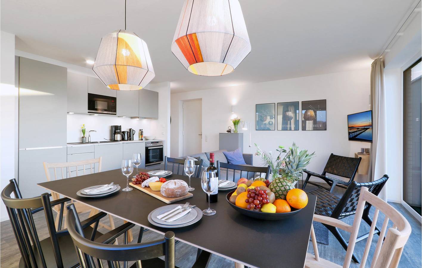 Ganze Ferienwohnung, Stilvolles 2BR Apartment mit Terrasse - nahe Restaurants, Fluss und Stadtzentrum in Marissa Ferienpark, Lembruch