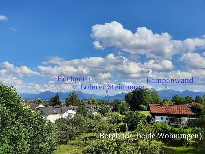 Ferienwohnung für 4 Personen, mit Balkon und Seeblick sowie Ausblick in Rimsting - 3