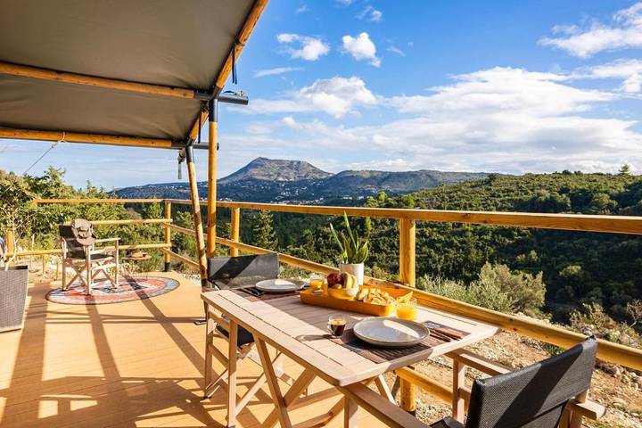 Camping für 3 Personen, mit Whirlpool und Garten auf Kreta