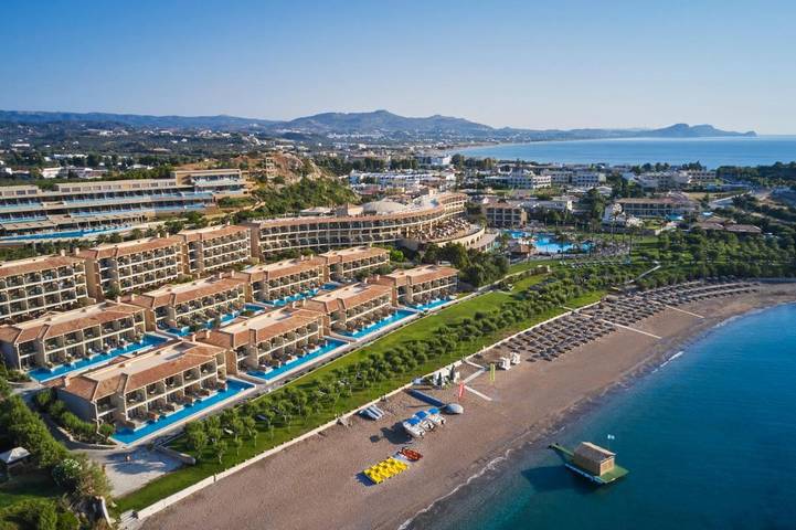 Resort for 3 people, with pool and sauna as well as garden and view in Rhodes