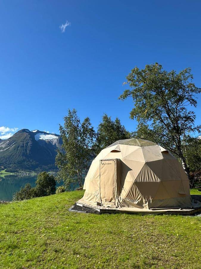 Camping voor 4 personen, met uitzicht en tuin in Noorwegen