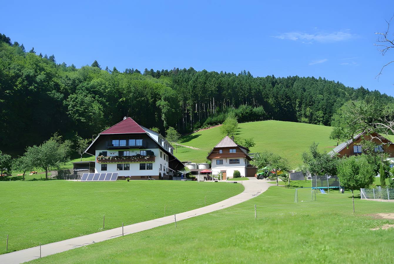 Ganze Wohnung, Ferienwohnung 'Vordersbergerhof' mit Bergblick, privater Terrasse und Wi-Fi in Hausach, Kinzigtal