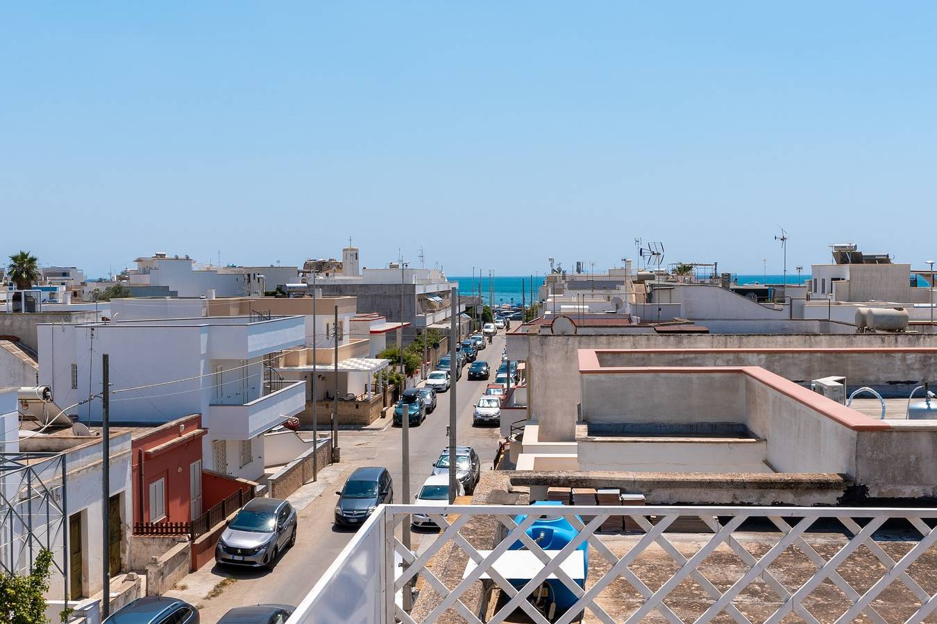 Casa vacanze 'Primo Piano Vista Mare' con terrazza privata e aria condizionata in Ugento, Golfo di Taranto