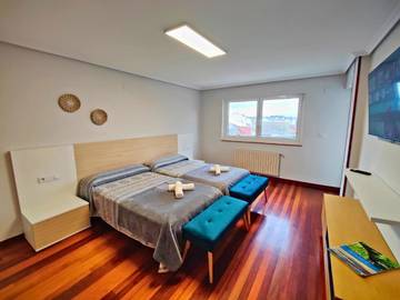 Casa rural para 8 personas, con terraza y vistas en Sarria