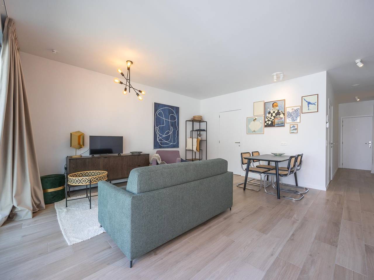 Modern, bright studio near the sea in Middelkerke, Belgian Coast