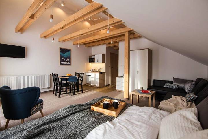 Ośrodek wypoczynkowy dla 4 osób, z Balkon i Ogród oraz Widok w Wisła