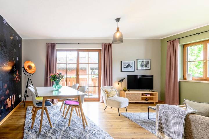 Vakantiewoning voor 4 personen, met uitzicht en balkon in Oberau