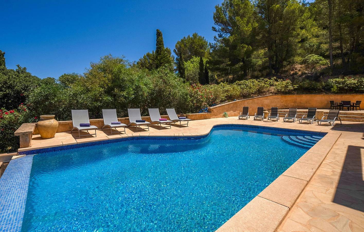 Retiro junto al mar con piscina, cocina y AC| Cerca de Platja de Colonia de Sant Pere in Colònia de Sant Pere, Artà