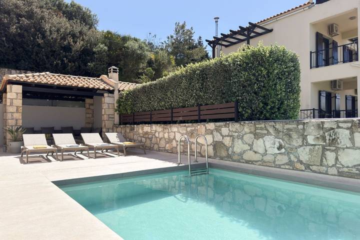 Villa für 6 Personen, mit Garten und Pool sowie Balkon, mit Haustier in Chania und Umgebung - 2