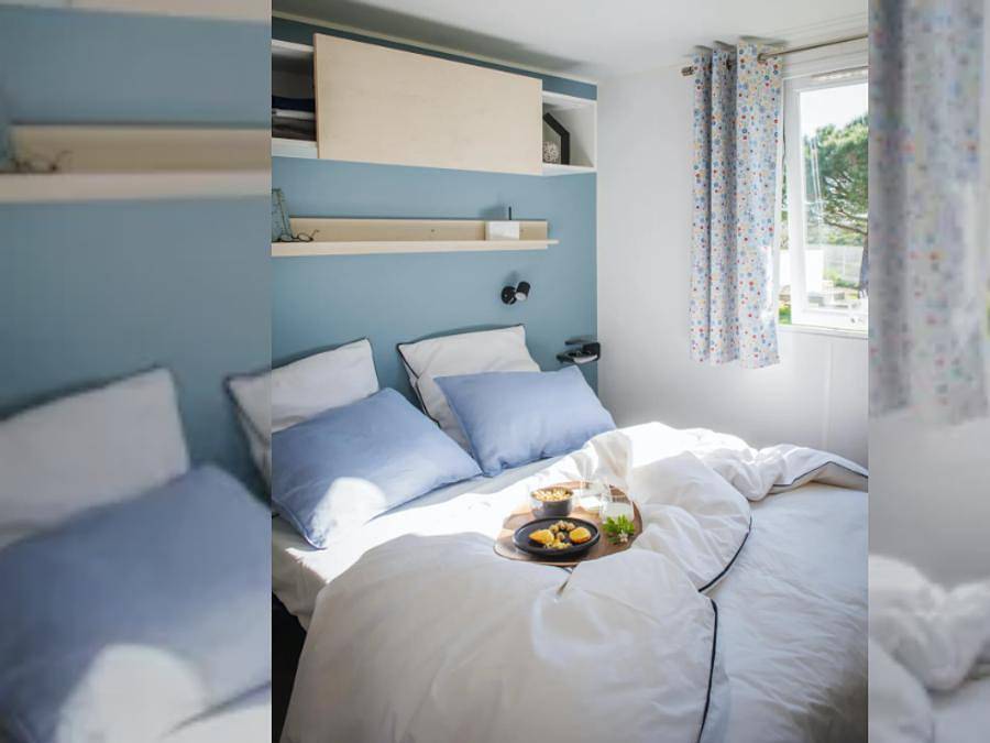 Camping Le Colombier - Mobilheim 2 personen - Mobil Home Confort Mervent - 1 Zimmer in Saint-Martin-Lars-en-Sainte-Hermine, Fontenay-le-Comte