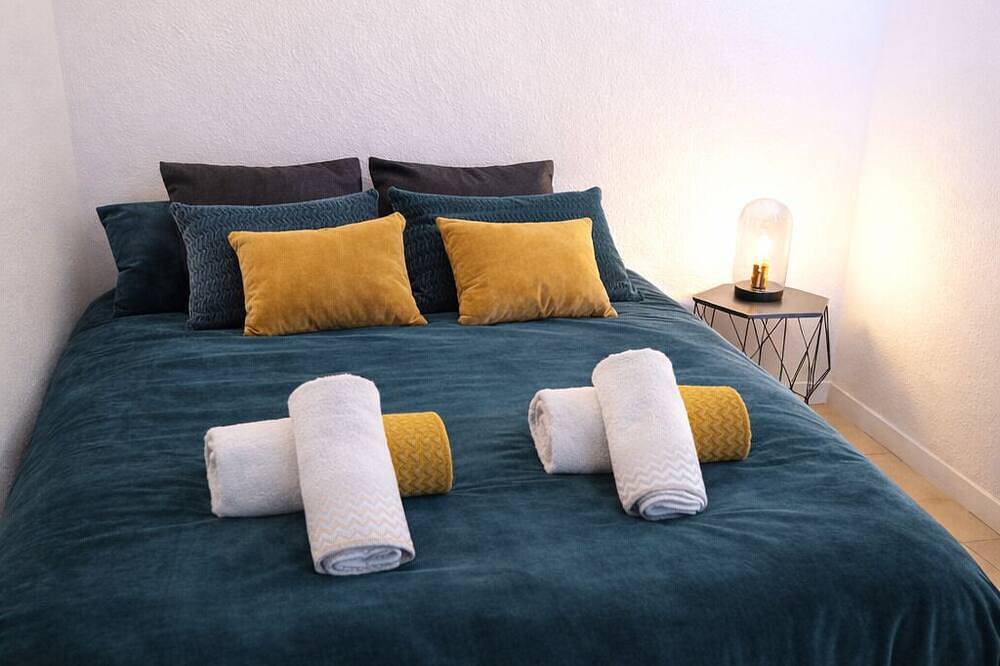 Ganze Wohnung, Bright apartment with garden - Omaha Beach in Commes, Bayeux und Umgebung