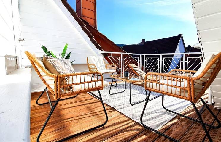 Ferienwohnung für 5 Personen, mit Ausblick und Balkon - 1