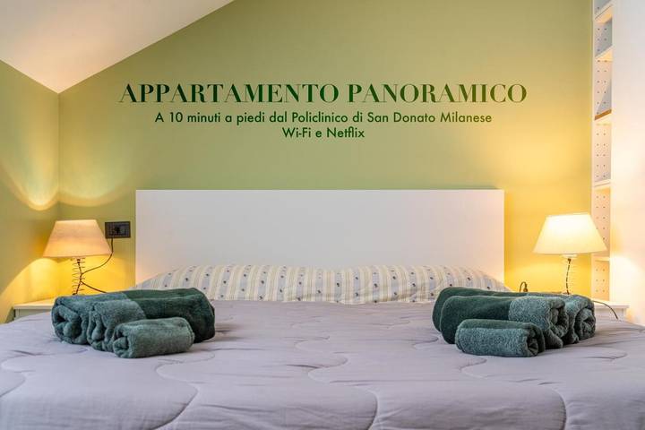 Appartamento per 5 persone, con Balcone e Panorama nonché Vista lago a San Giuliano Milanese