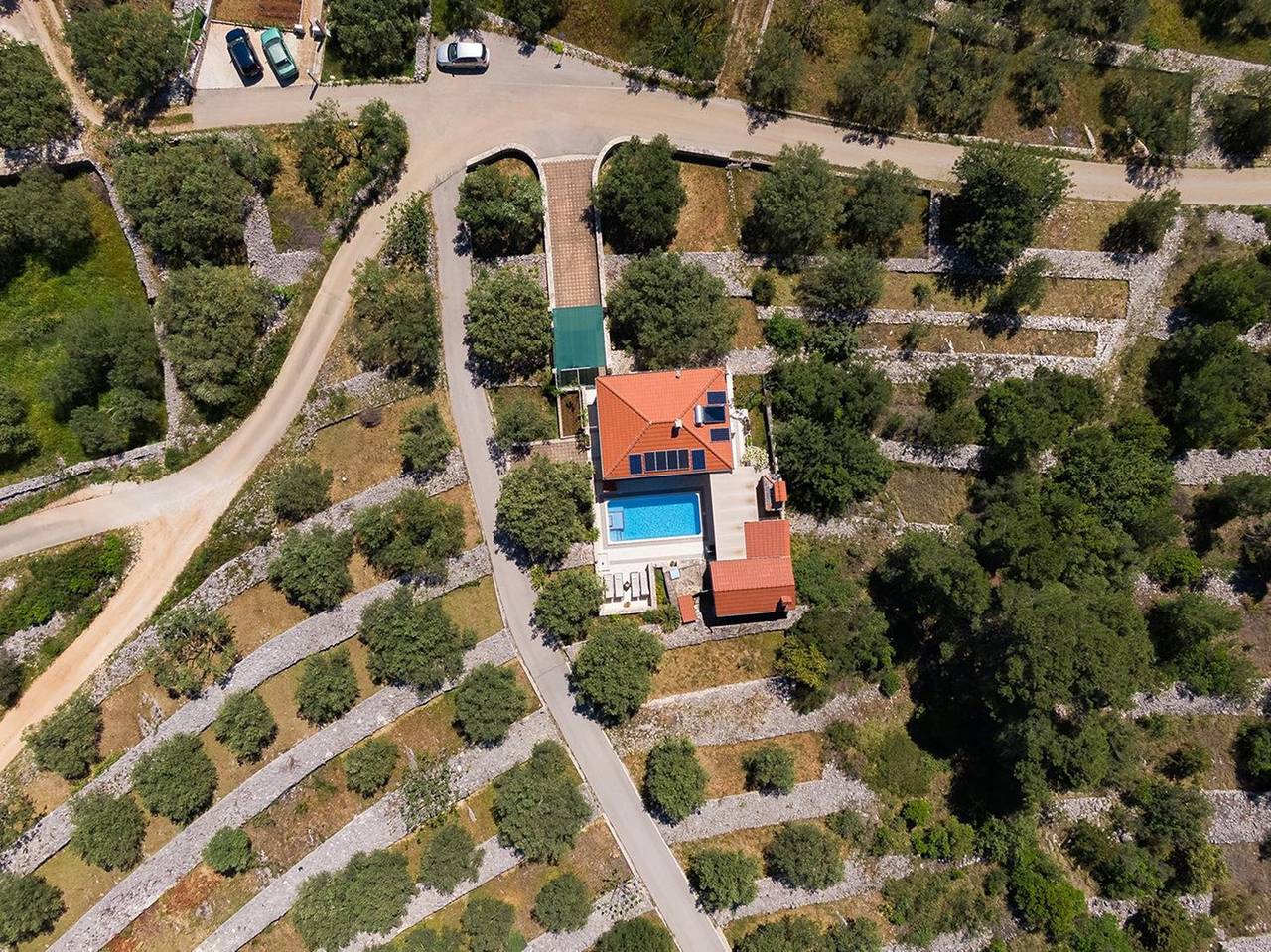 Mediterranes Steinhaus mit privatem Pool in Vela Luka, Korcula