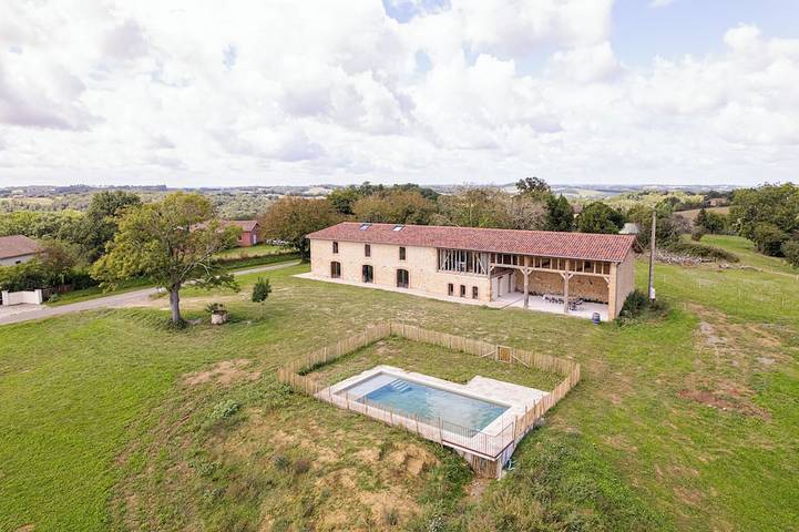 Maison de vacances pour 14 personnes, avec jardin