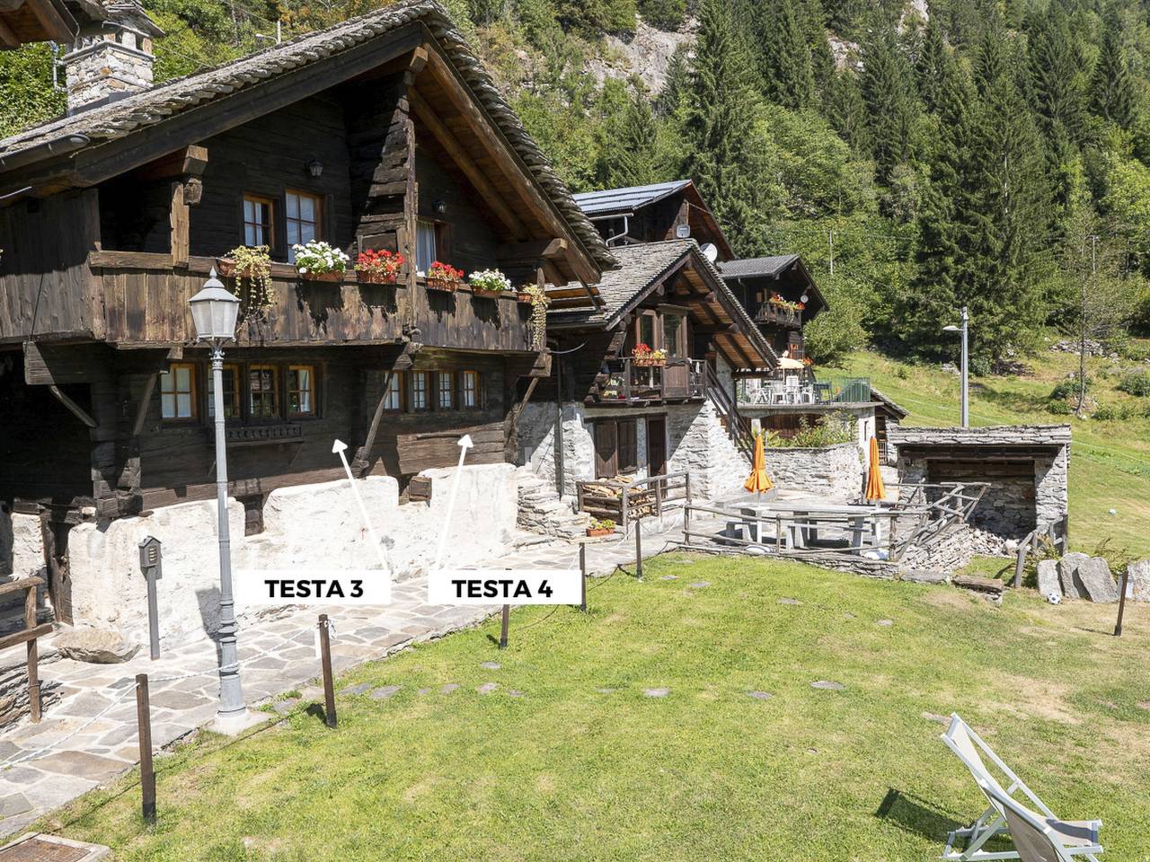 Ganze Wohnung, Chalet "Borgo Walser Testa 4" in Macugnaga, Walliser Alpen