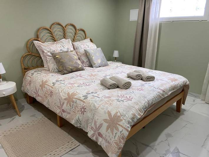 Appartement de vacances pour 5 personnes, avec jardin