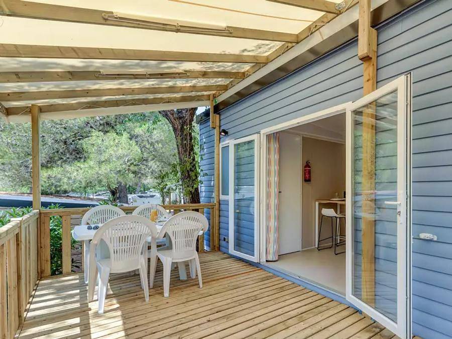 Camping Rcn Belledonne - Mobilhome 6 personas - Confort | 3 Dormitorios | 6 Pers | Terraza elevada | Aire acondicionado | Tv in Le Bourg-d'Oisans, Parque Nacional de los Ecrins