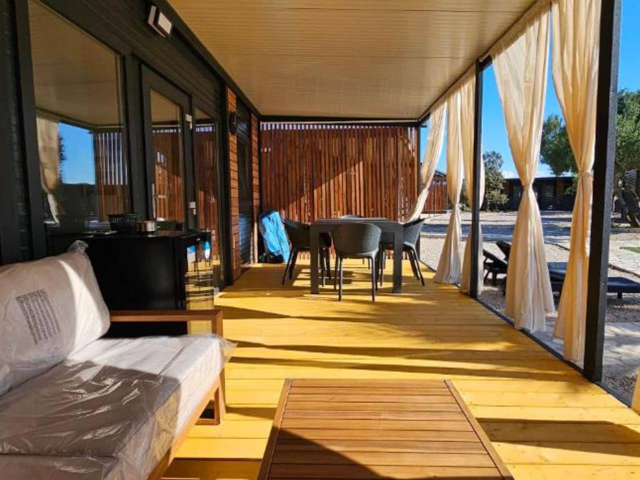 Two Bedroom Mobile Home with Terrace in Pirovac, Šibenik-Knin