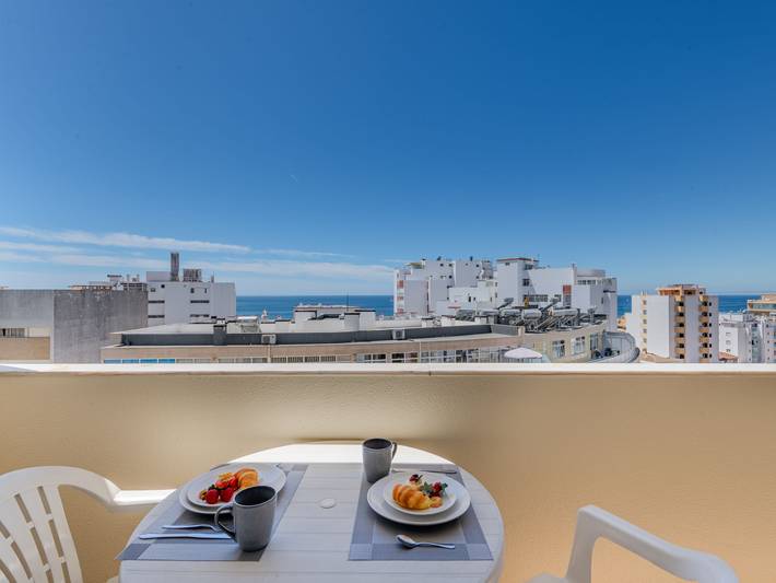 Apartament wakacyjny dla 4 osób, z balkon w Portimão