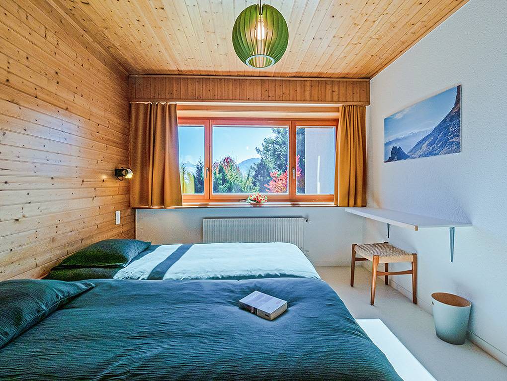 Apartamento vacacional entero, Apartamento de vacaciones para 6 personas con jardín in Randogne, Región de Sion - Sierre