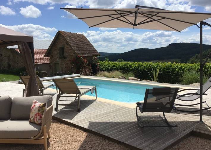 Chambre d’hôte pour 2 personnes, avec piscine et jardin